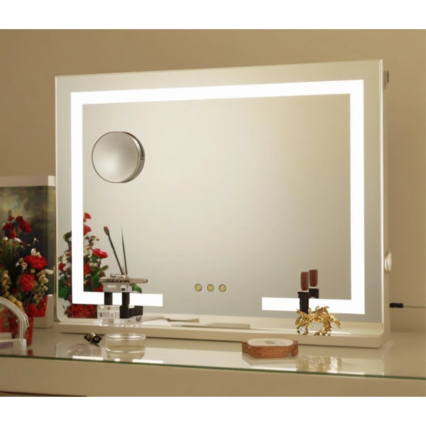 Ivy Bronx Ensoll Rectangle LED Dresser Mirror & Reviews Wayfair